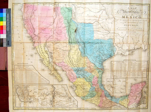 A map of the United States of Mexico : as organized and defined by the several acts of the congress of that republic constructed from a great variety of printed and manuscript documents / by H.S. Tanner