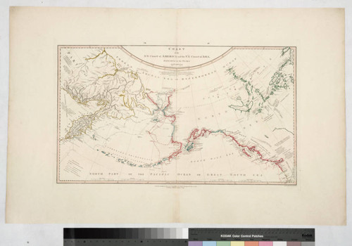 Chart of the N. W. Coast of America and the N. E. Coast of Asia, explored in the years 1778 and 1779, prepared by Lieut. Henry Roberts, under the immediate inspection of Capt. Cook