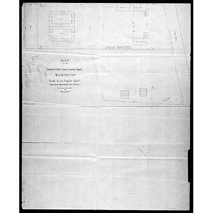 Map of the United States Quartermaster Depot, Wilmington