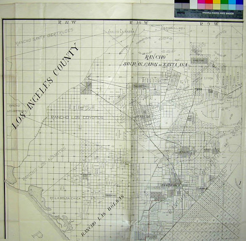 Map of Orange County California / compiled by S.H. Finley 1889. [northwestern section]