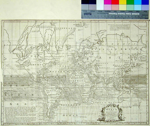 An accurate chart of the world, with the new discoveries