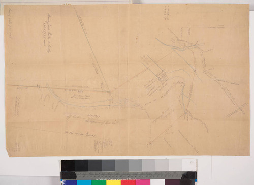 Rancho La Sierra (Yorba); S43 - corrections to boundary of Maria Jesus Shorb bottomland