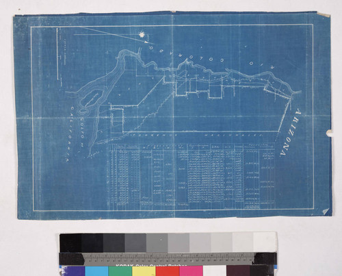 Mexico : east bank of the Colorado River and the Sonora shore