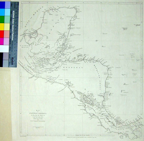 Map of Central America to illustrate the Papers of Captn. Bird Allen R.N., Alonso de Escober, and Chevr. Emanuel Friedrichsthal