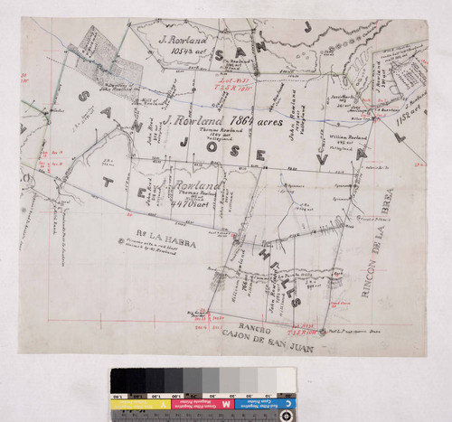 Rancho la Puente : Rowland properties in southern section