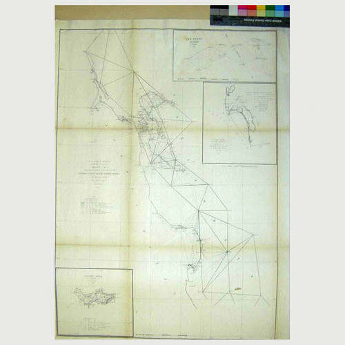 Sketch J No. 2 showing the progress of the Survey on the Western Coast of the United States Sections X & XI from 1850 to 1855