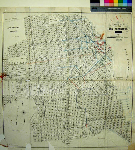 Index map of the City of San Francisco [originally 1890 compiled by J. C. Nealon, City and County Assessor, overstamped as 1891 by John D. Siebe, City and County Assessor]