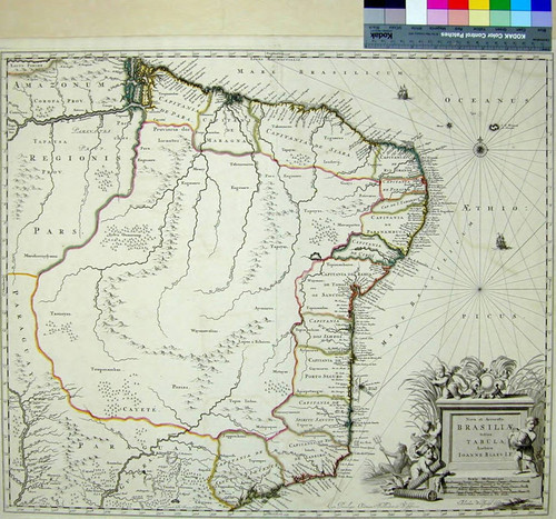 Nova et accurata Brasiliae totius tabula / auctore Joanne Blaeu I.F