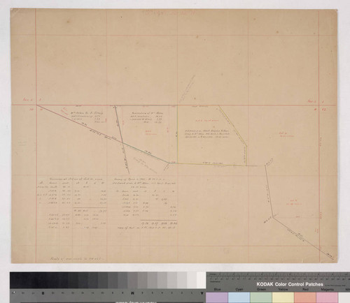 Allen and Crank parcels north of Rancho San Pascual in sec. 2, 11, T.1N. R.12W. S.B.M