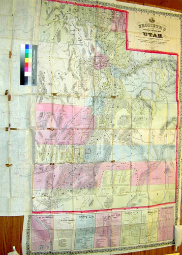 Froiseth's new sectional & mineral map of Utah : compiled from the latest U.S. Government surveys and other authentic sources, exhibiting the sections, fractional sections, counties, cities, towns settlements, mines, railroads, and other internal improvements