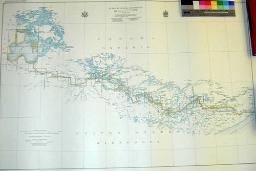 International Boundary : from the northwesternmost point of Lake of the Woods to Lake Superior