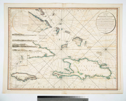 A Chart of the Windward Passage between the Islands of Jamaica Hispaniola and Cuba with the Other Passages to the Northward of Hispaniola