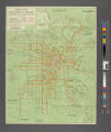 Route map Los Angeles Railway electric car and bus routes