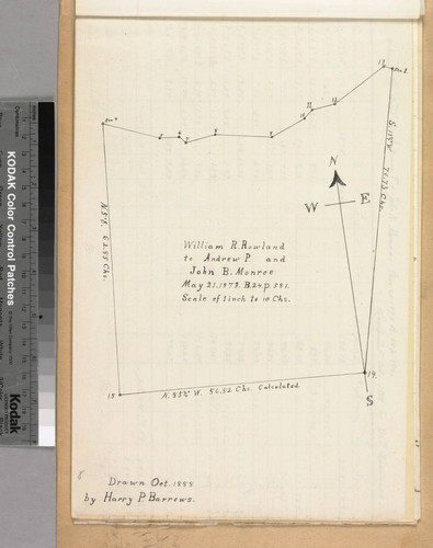 Rancho la Puente : S41 (Goodwin et al vs Rowland) - William R. Rowland to A.P. & J.B. Monroe