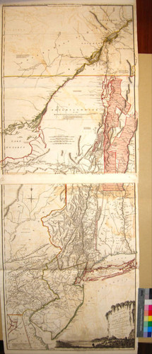 The provinces of New York, and New Jersey : with part of Pensilvania and the governments of Trois Rivieres and Montreal / drawn by Capt. Holland
