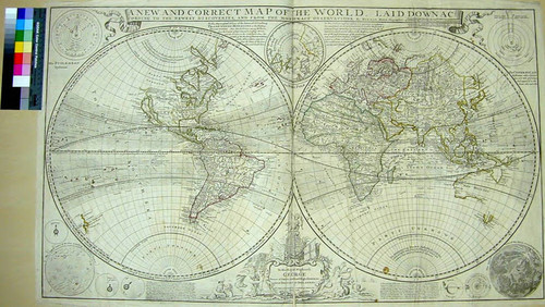 New and Correct Map of the World, laid down according to the newest discoveries and from the most exact observations by Herman Moll, Geographer