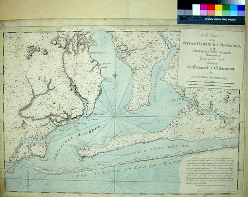 A Chart of the Bay and Harbour of Pensacola, in the Province of West Florida, Surveyed by George Gould, A.M. Published by Command of Government by J. F. W. Des Barres Esqr