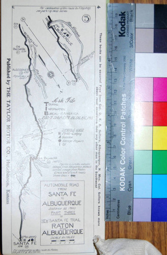 Official guide of the New Santa Fe trail