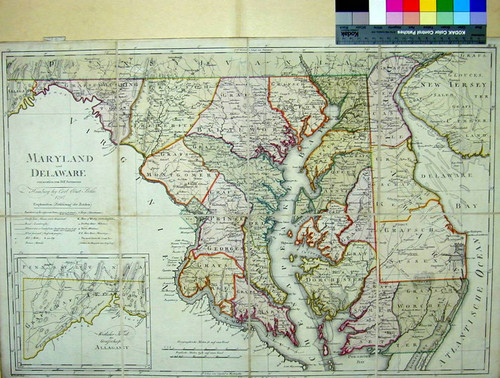 Maryland und Delaware / entworfen von D.F. Sotzmann