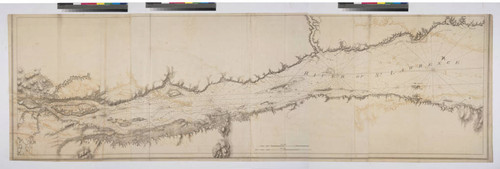 [Chart of the St. Lawrence River from River Chaudiere (Quebec City) to Cock Cove.]