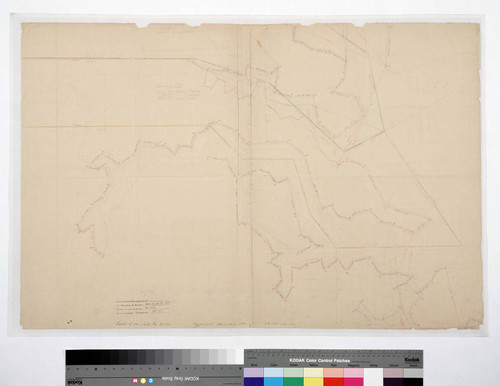 Sketch map of water bodies south of Sauce de la Bolsita