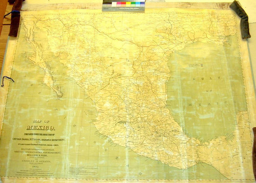 Map of Mexico : prepared under the direction of Captain Daniel M. Taylor, Ordnance Department and 1st Lieutenant George P. Scriven, Signal Corps, in the Military Information Division, Adjutant General's Office, War Department, William N. Peck, Chief of Division / by Charles H. Ourand, Draughtsman