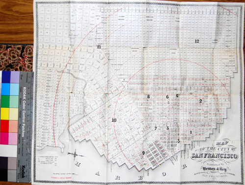 Map of the City of San Francisco