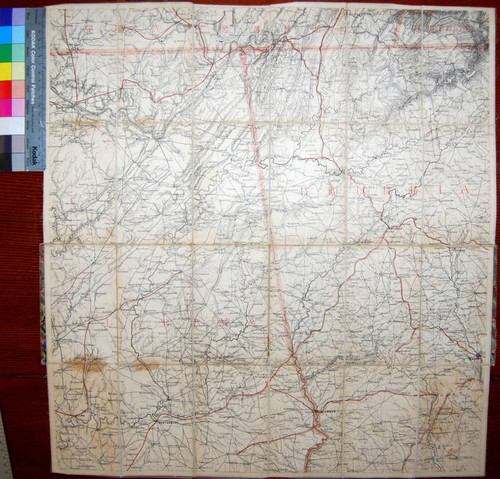 Map of northern Alabama and Georgia