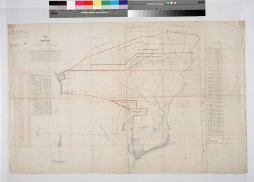 Map of Rancho San Pedro