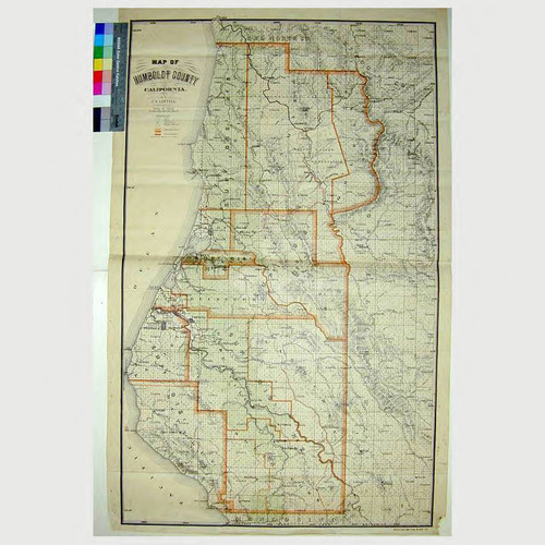 Map of Humboldt County California : by J.N. Lentell