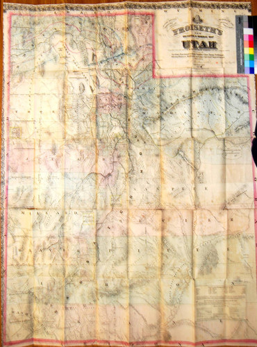 Froiseth's new sectional & mineral map of Utah : compiled from the latest U.S. Government surveys and other authentic sources ; Exhibiting the sections, fractional sections, counties, cities, towns, settlements, mining districts, railroads, and other internal improvements