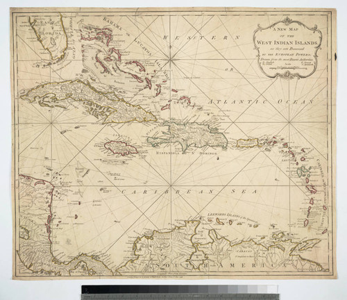 New Map of the West Indian Islands, as they are Possessed by the European Powers