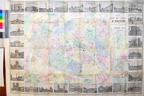 New Map of Paris. A Souvenir of The Universal Exhibition at Paris 1867