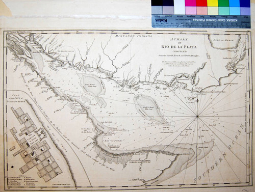 A Chart of Rio de la Plata compiled from the Spanish, French and Dutch Draughts