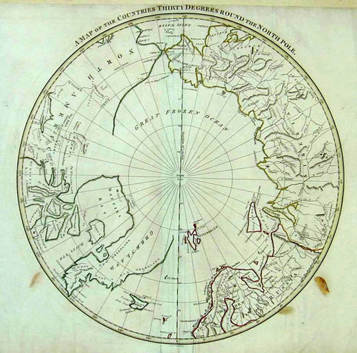 Map of the Countries Thirty Degrees Round the North Pole