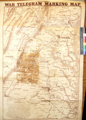 War Telegram Marking Map