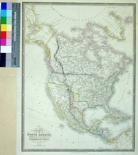 Map of North America, Exhibiting the recent discoveries., Geographical & Nautical