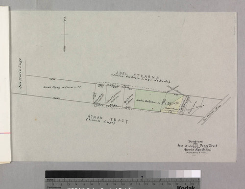 Diagram of the José Antonio Perez Tract