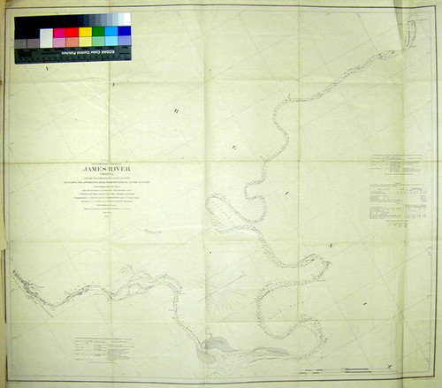 Preliminary Chart of James River Virginia : from Richmond to City Point Including the Appomattox River from Petersburg to the junction