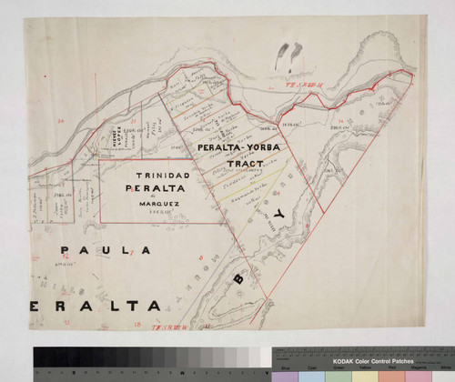 Map of the Rancho Santiago de Santa Ana