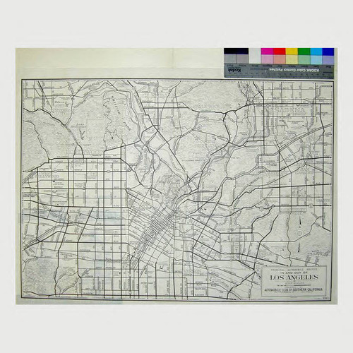 Principal automobile routes in and out of Los Angeles