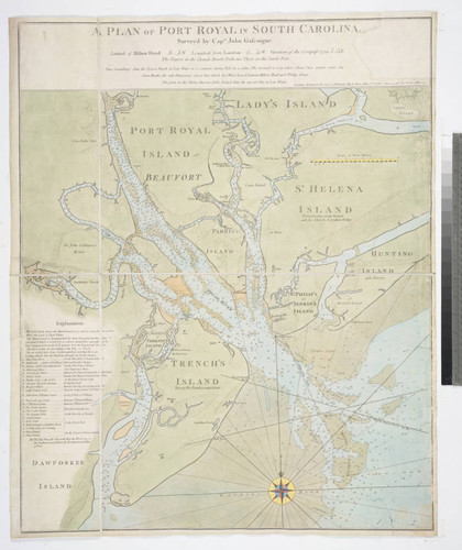 Plan of Port Royal in South Carolina Survey'd by Capn. John Gascoigne