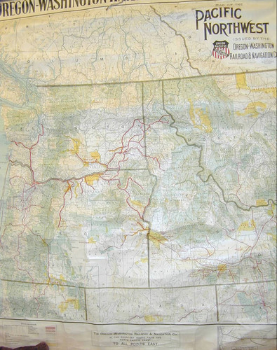 Map of the Pacific Northwest / Issued by the Oregon-Washington Railroad & Navigation Co