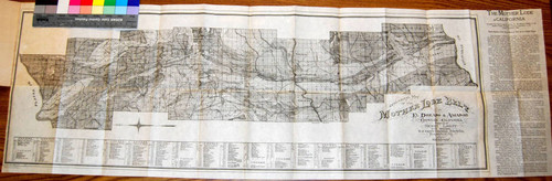 Geological map of the Mother Lode Belt in El Dorado & Amador Counties, California / compiled by Henry Lahiff Civil Engineer U.S. Deputy Mineral Surveyor