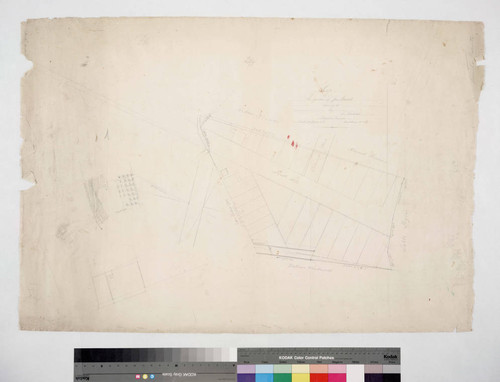 Map of the Garden of Jos. Murat