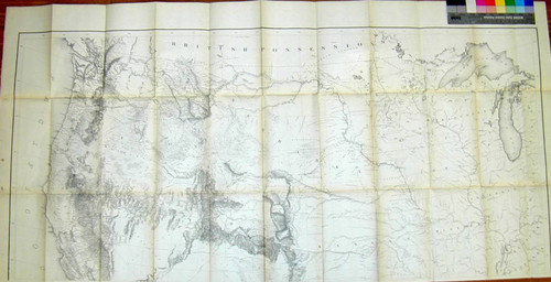 Map of the Territory of the United States from the Mississippi to the Pacific Ocean : ordered by Jeff'n Davis, Secretary of War to accompany the reports of the explorations for a railroad route compiled from authorized explorations and other reliable data / by Lieut. G.K. Warren, Top'l. Engrs