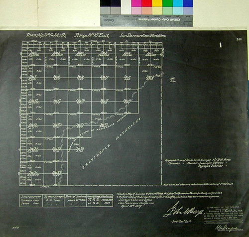 Township No. 14 North, Range 15 East, San Bernardino Meridian, California