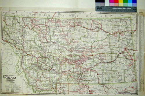 Clason's guide map of Montana