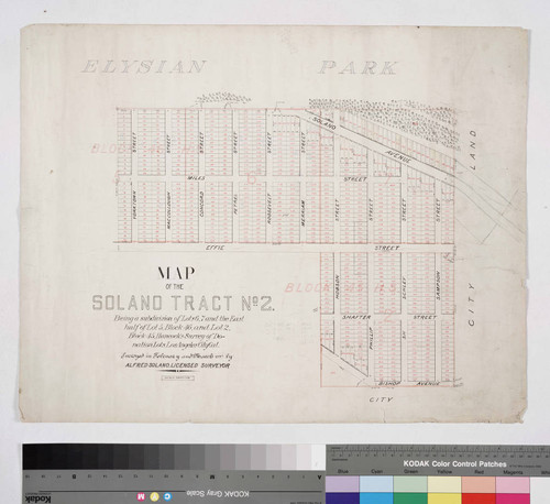 Map of the Solano Tract No. 2