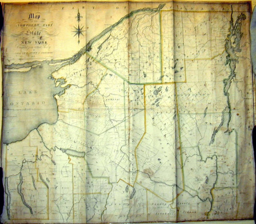 Map of the Northern Part of the State of New York